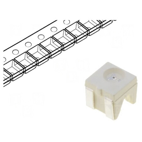LED SMD 4040 galbenă 120-260mcd 4x4x3.6mm 120° 20mA λd: 590nm - Diode Electroluminescente pentru Iluminat | Electronic-mag.ro | 