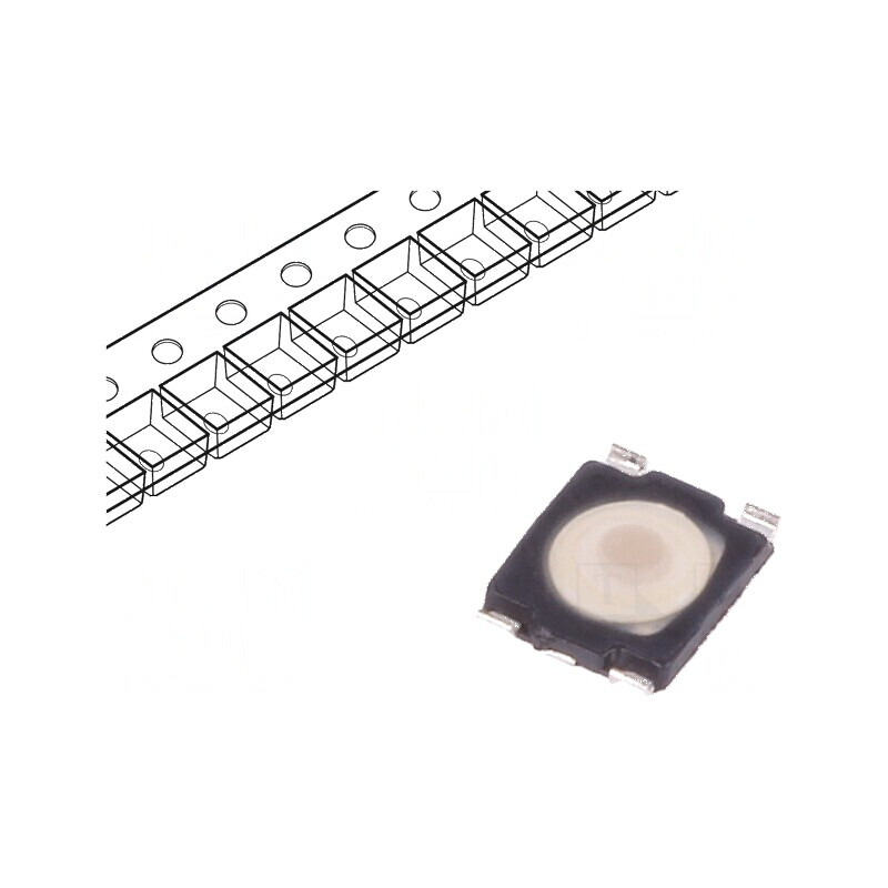 Microîntrerupător TACT SPST-NO 0,05A/32VDC SMT - Pozitie 2 | Electronic-mag.ro | Componente Electronice