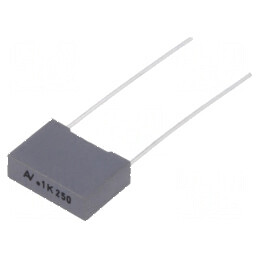 Condensator poliester 100nF 160VAC 250VDC 10mm ±10% THT pentru circuite electronice | Electronic-mag.ro | Componente Electronice