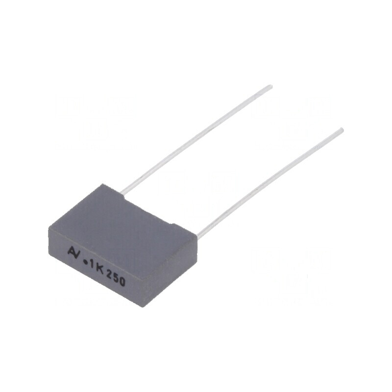Condensator poliester 100nF 160VAC 250VDC 10mm ±10% THT pentru circuite electronice | Electronic-mag.ro | Componente Electronice