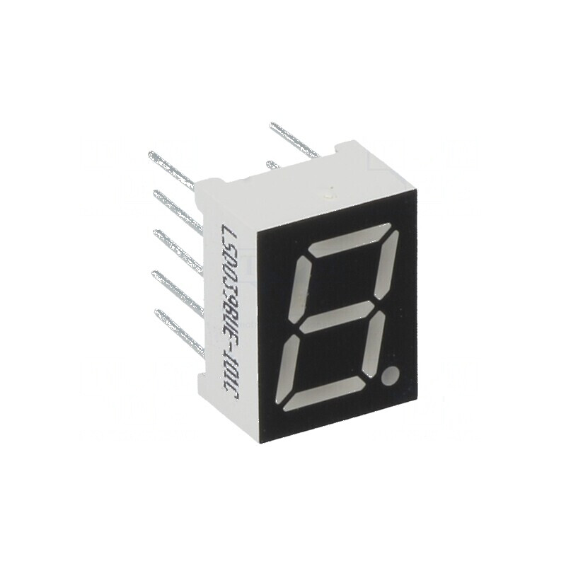 Afişaj LED 7 segmente 9,9mm 0,39 Nr.car: 1 roşie 6,5mcd pentru display-uri comerciale | Electronic-mag.ro | Componente Electroni Afişaj LED 7 segmente 9,9mm 0,39 Nr.car: 1 roşie 6,5mcd pentru display-uri comerciale | Electronic-mag.ro | Componente Electroni