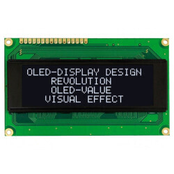 Afișaj OLED Alfanumeric 20x4 Alb 98x60x10mm | Electronic-mag.ro | Componente Electronice