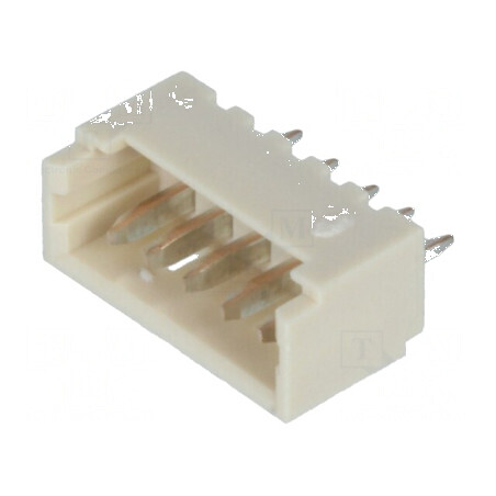 Conector cablu-placă soclu tată PicoBlade™ 1,25mm PIN 5 THT pentru montaj prin prinse | Electronic-mag.ro | Componente Electroni