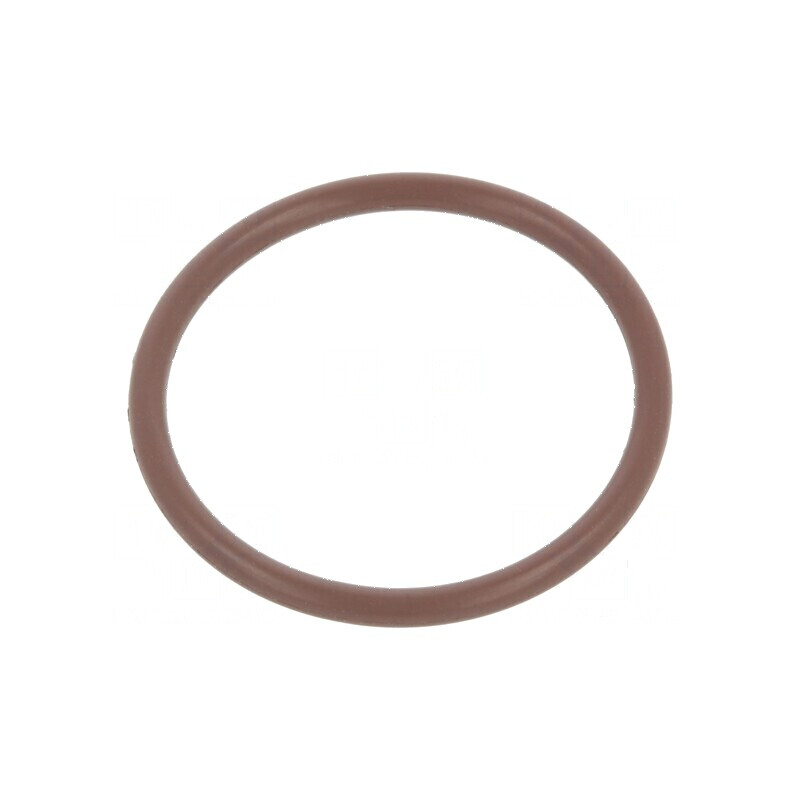 Garnitură O-ring FPM 2mm grosime, 24mm diametru interior, maro, rezistență temperatură -20 până la 200°C | Electronic-mag.ro | C Garnitură O-ring FPM 2mm grosime, 24mm diametru interior, maro, rezistență temperatură -20 până la 200°C | Electronic-mag.ro | C