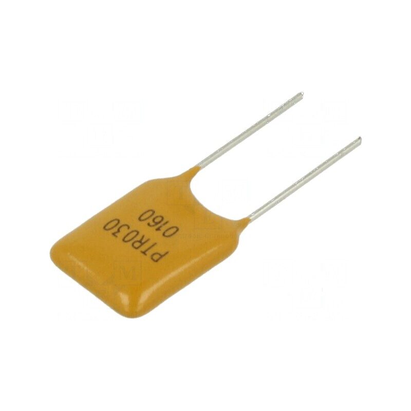 Siguranță polimerică PTC 1,6A Imax 40A THT PTR030V pentru protecția circuitelor electrice - pungă | Electronic-mag.ro | Componen Siguranță polimerică PTC 1,6A Imax 40A THT PTR030V pentru protecția circuitelor electrice - pungă | Electronic-mag.ro | Componen