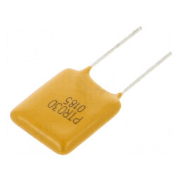 Siguranță polimerică PTC 1,85A Imax 40A THT PTR030V - Pungă de protecție pentru circuit electric | Electronic-mag.ro | Component