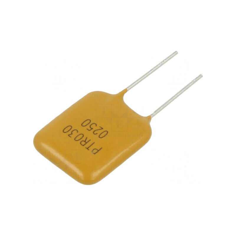 Siguranță polimerică PTC 2,5A Imax 40A THT PTR030V - Pungă de protecție pentru circuite electrice | Electronic-mag.ro | Componen Siguranță polimerică PTC 2,5A Imax 40A THT PTR030V - Pungă de protecție pentru circuite electrice | Electronic-mag.ro | Componen