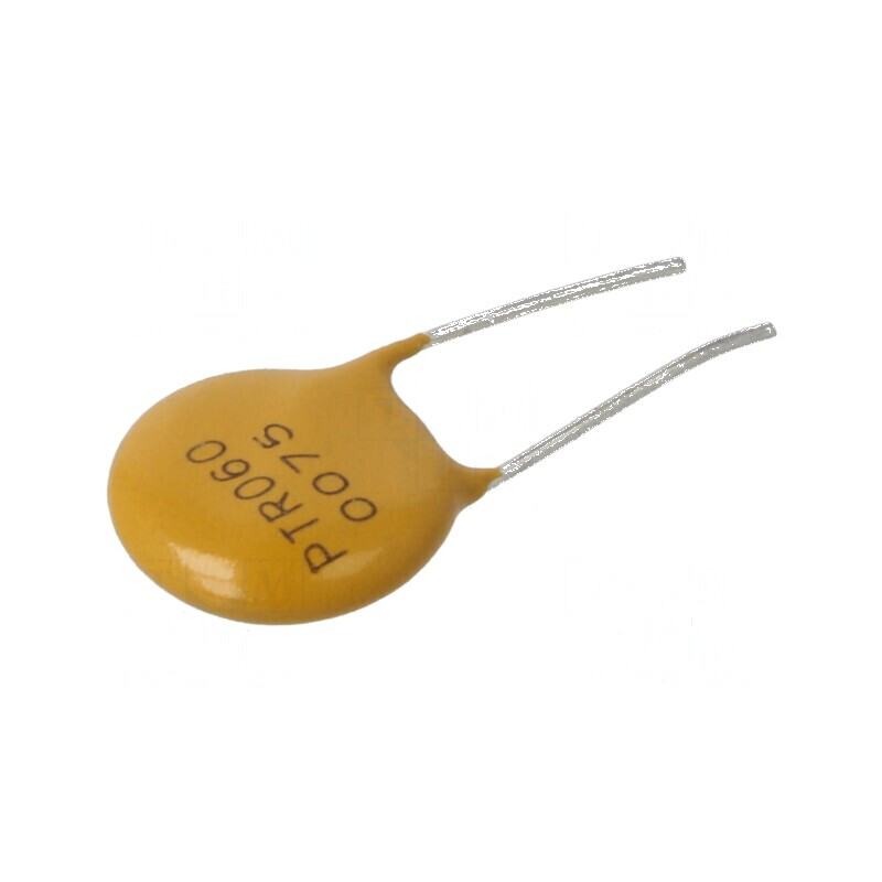 Siguranţă polimerică PTC 750mA Imax 40A THT PTR060V - Pungă de protecţie electrică | Electronic-mag.ro | Componente Electronice Siguranţă polimerică PTC 750mA Imax 40A THT PTR060V - Pungă de protecţie electrică | Electronic-mag.ro | Componente Electronice