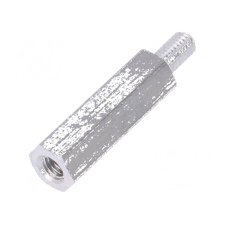 Piuliță distanțieră filetată M3 18mm, filet interior și exterior M3 | Electronic-mag.ro | Componente Electronice
