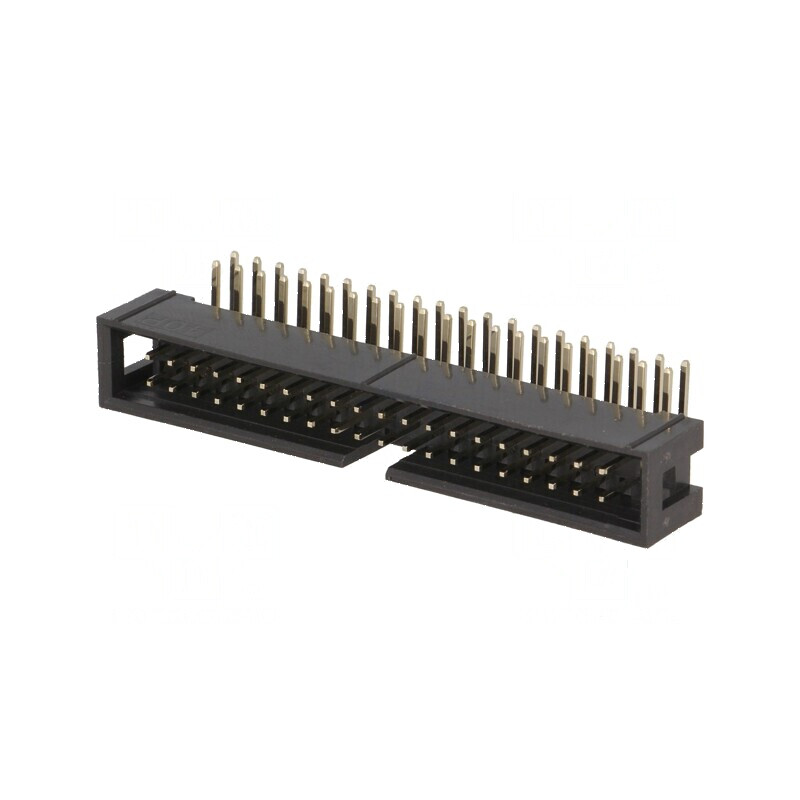 Conector IDC soclu tată 40 PIN unghi 90° THT aurit 2,54mm | Electronic-mag.ro | Componente Electronice Conector IDC soclu tată 40 PIN unghi 90° THT aurit 2,54mm | Electronic-mag.ro | Componente Electronice
