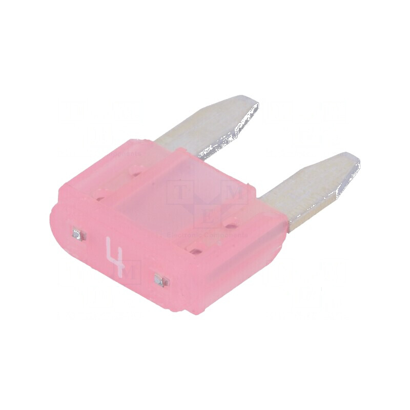 Siguranţă auto 4A 32VDC Mini 10,9mm - Protecţie electrică pentru vehicule | Electronic-mag.ro | Componente Electronice