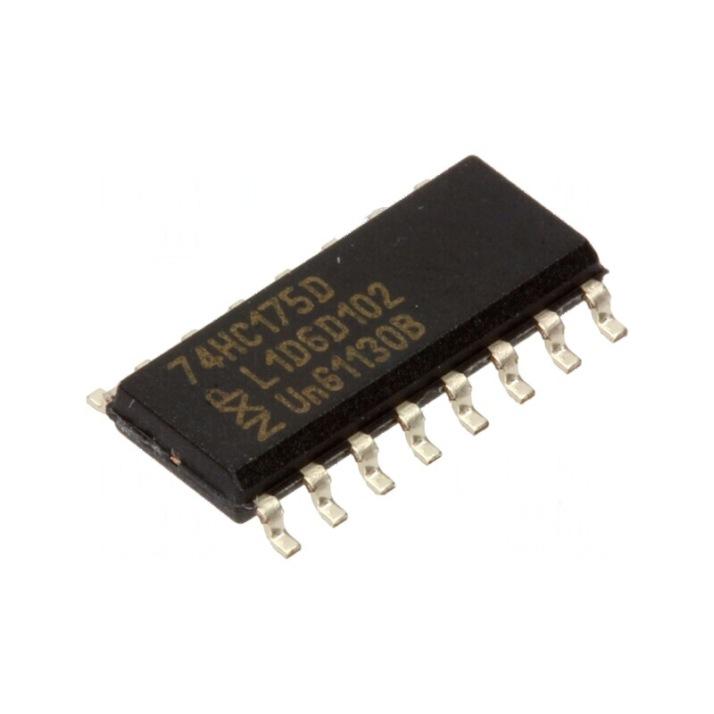 Circuit integrat flip-flop digital D tip 4 CMOS SMD SO16 tub HC | Electronic-mag.ro | Componente Electronice
