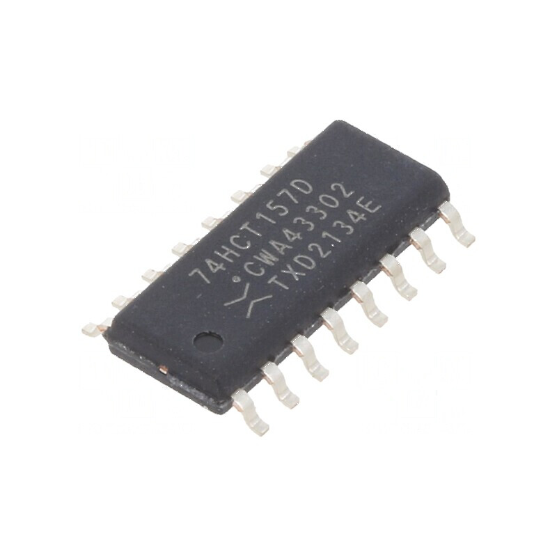 Multiplexor digital IC 4 canale 2 intrări TTL SMD SO16 4,5÷5,5VDC HCT | Electronic-mag.ro | Componente Electronice