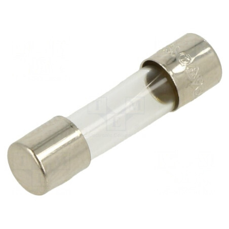 Siguranţă ardere rapidă 1A 250VAC 5x20mm din alamă pentru protecţie electrică | Electronic-mag.ro | Componente Electronice