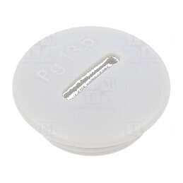 Capac de protecție PG13,5 IP56 din poliamidă gri deschis, 6mm, pentru cabluri electrice | Electronic-mag.ro | Componente Electro