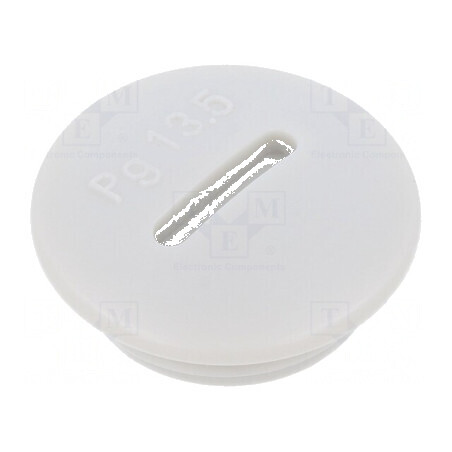 Capac de protecție PG13,5 IP56 din poliamidă gri deschis, 6mm, pentru cabluri electrice | Electronic-mag.ro | Componente Electro
