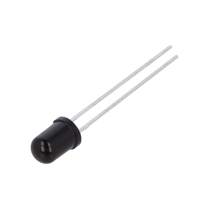Emiţător IR 5mm 950nm negru 130mW 20° THT 100mA 1,5÷1,8V pentru aplicații electronice | Electronic-mag.ro | Componente Electroni