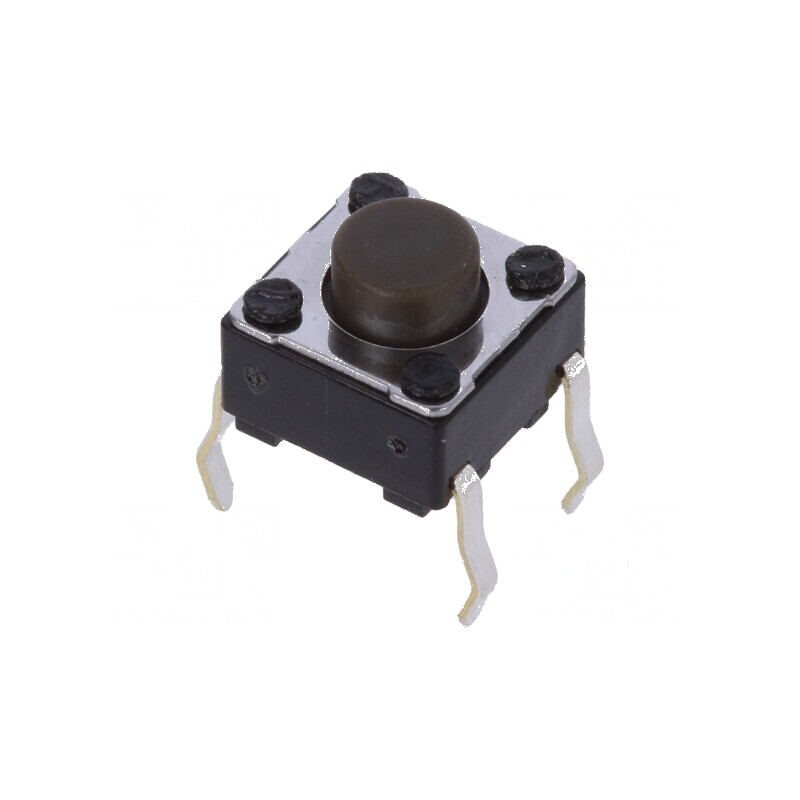 Microîntrerupător TACT SPST 0,05A 12VDC THT 1,6N 5mm Poz: 2 | Electronic-mag.ro | Componente Electronice