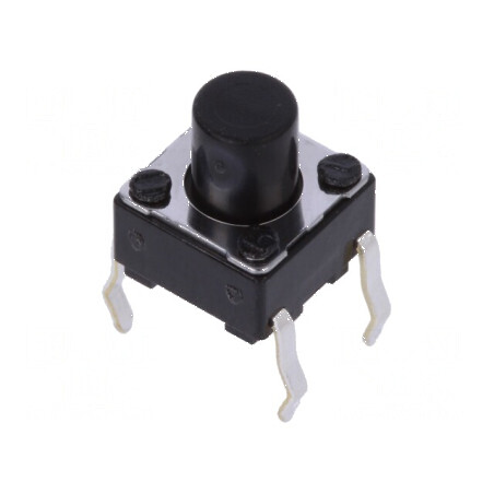 Microîntrerupător TACT SPST 0,05A/12VDC THT 1N 7mm - Comutator Compact pentru Circuit Electric | Electronic-mag.ro | Componente 