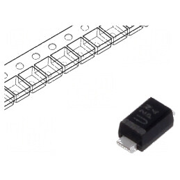Diodă redresoare SMD 400V 1.5A 25ns M1F, Ufmax 1.2V, Ifsm 30A - Componente electronice | Electronic-mag.ro | Componente Electron