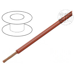 Cablu FLRY-B 1x0,5mm2 litat Cu PVC roşu 60V 100m - Clasa 5 pentru instalatii electrice | Electronic-mag.ro | Componente Electron
