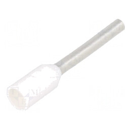 Vârf tub de capăt izolată cupru 0,5mm² 10mm cositorit albă pentru conexiuni electrice | Electronic-mag.ro | Componente Electroni