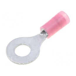 Vârf inelar M5 pentru cabluri 0,5-1mm², izolată, cositorit, cupru, temperatură -55 până la 105°C | Electronic-mag.ro | Component