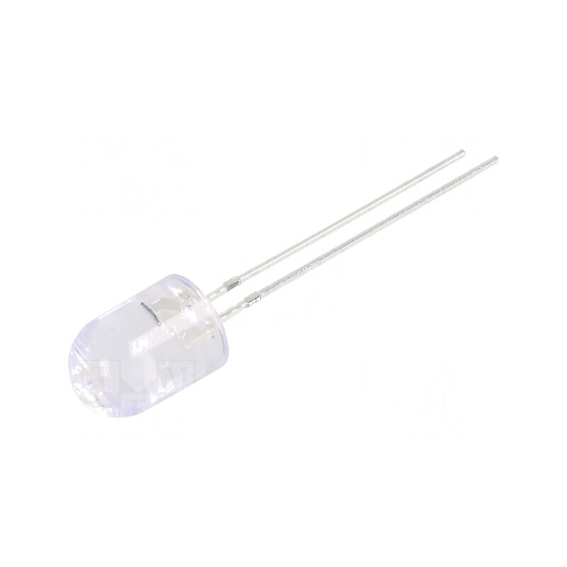 LED CR 8mm portocalie 7000mcd 30° convex 20V | Electronic-mag.ro | Componente Electronice