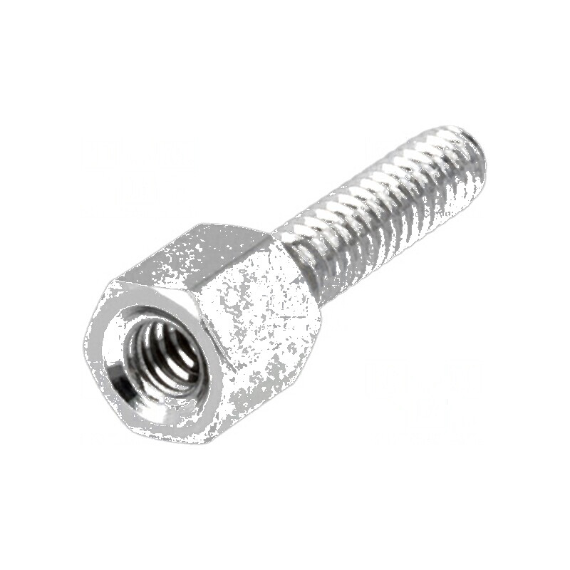 Piuliță distanțieră filetată 5mm UNC4-40 din alamă | Electronic-mag.ro | Componente Electronice