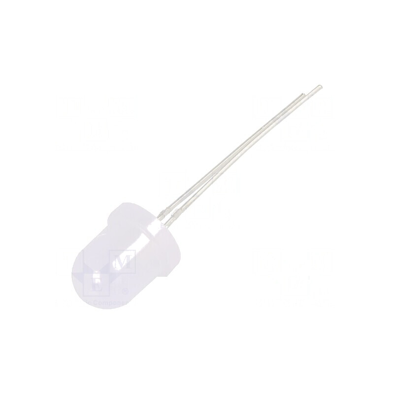 LED Alb Rece 8mm 1560÷2180mcd 30° Convex | Electronic-mag.ro | Componente Electronice