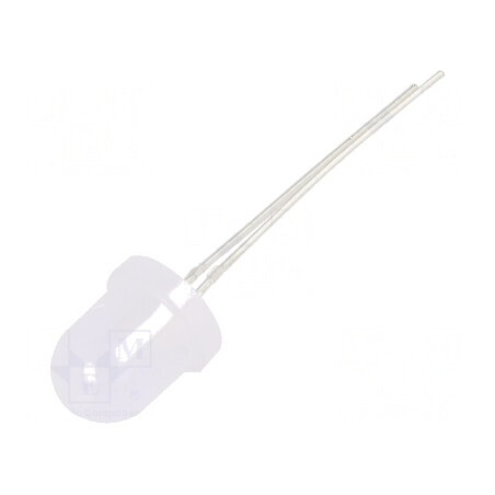 LED Alb Rece 8mm 1560÷2180mcd 30° Convex | Electronic-mag.ro | Componente Electronice