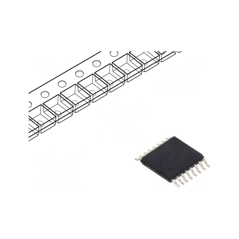 Demultiplexor și multiplexor digital analogic CMOS IC, 3 canale de intrare 1 ieșire | Electronic-mag.ro | Componente Electronice