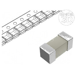 Siguranţă ardere rapidă 1A 350VAC 72VDC SMD 2410 - Componente electronice de înaltă calitate | Electronic-mag.ro | Componente El