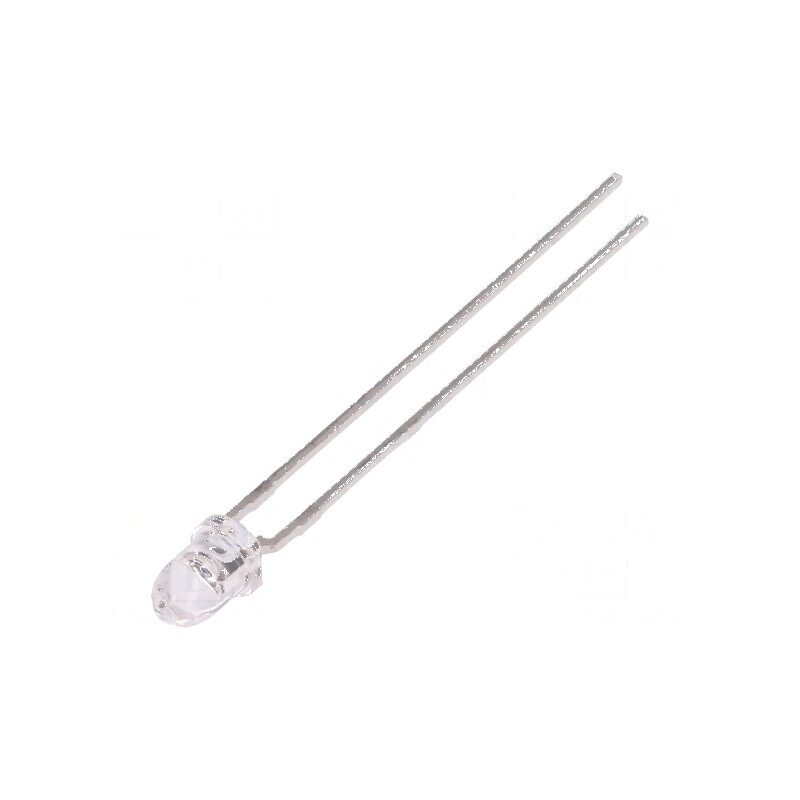 Fototranzistor 3mm cu λp max: 860nm, 35V, unghi de 12° și lentilă transparentă | Electronic-mag.ro | Componente Electronice