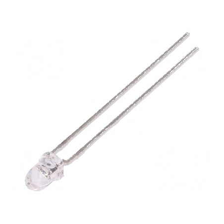 Fototranzistor 3mm cu λp max: 860nm, 35V, unghi de 12° și lentilă transparentă | Electronic-mag.ro | Componente Electronice
