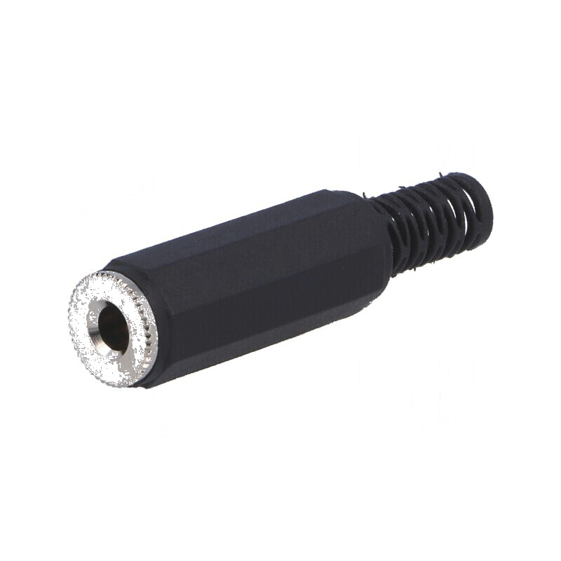 Conector Jack 3,5mm mufă mamă stereo cu manșon, 3 piste drept | Electronic-mag.ro | Componente Electronice
