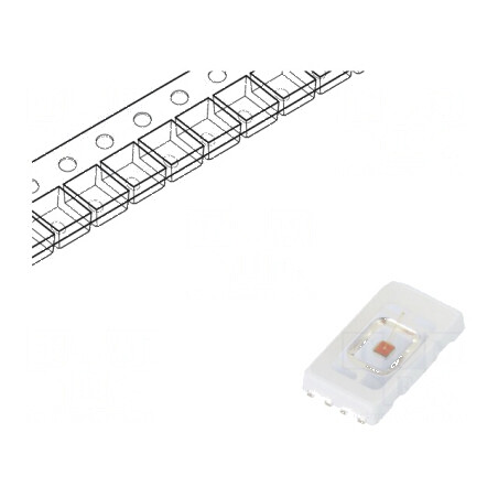 LED SMD 5630 galben 20-32lm 5,3x3x0,77mm 120° 2,2-3V 180mA | Electronic-mag.ro | Componente Electronice