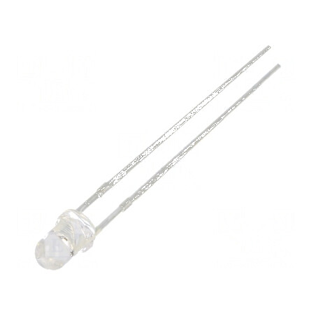 LED 3mm portocalie 2180mcd 30° convex 3÷13VDC | Electronic-mag.ro | Componente Electronice