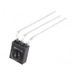 Receptor infraroșu integrat 37,9kHz 2,7-5,5V pentru aplicații diverse, consum 0,9-1,5mA, unghi de detecție 90° | Electronic-mag.