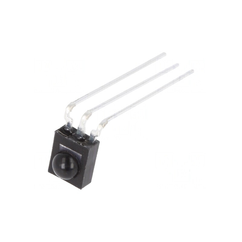 Receptor infraroșu integrat 37,9kHz 2,7-5,5V pentru aplicații diverse, consum 0,9-1,5mA, unghi de detecție 90° | Electronic-mag.