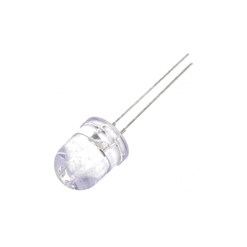 CRLED 10mm LED Alb Rece 12000mcd 30° Convex | Electronic-mag.ro | Componente Electronice