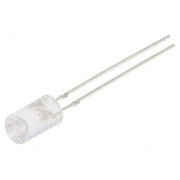 LED 5mm albastru 220-330mcd 120° concav 12VDC pentru iluminare decorativă | Electronic-mag.ro | Componente Electronice