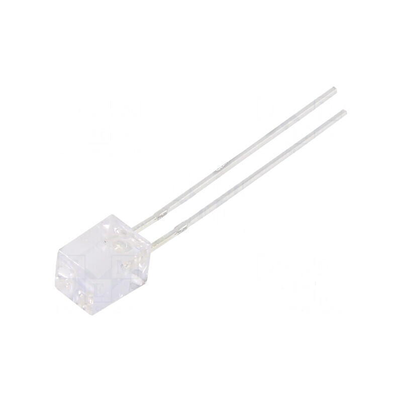 LED dreptunghiular albastru 5x5x7mm 220÷330mcd 140° 10mA | Electronic-mag.ro | Componente Electronice