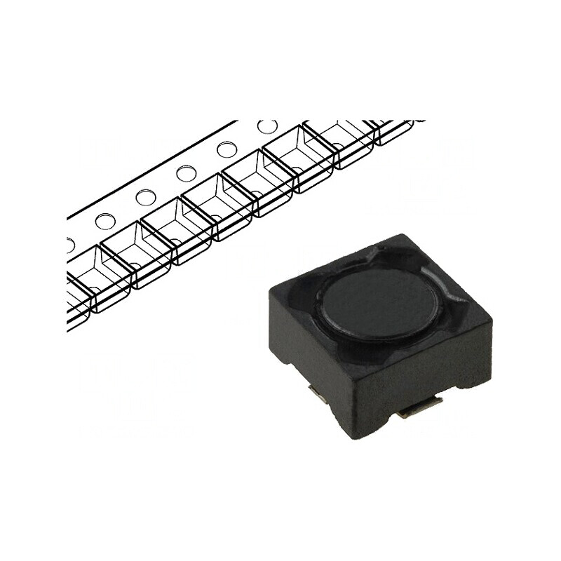 Inductor SMD 1mH 180mA 6Ω ±20% 7,3x7,3x4,5mm -40÷85°C | Electronic-mag.ro | Componente Electronice