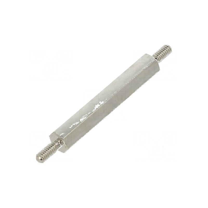 Piuliță distanțieră filetată hexagonală 25mm Filet extern M2 | Electronic-mag.ro | Componente Electronice