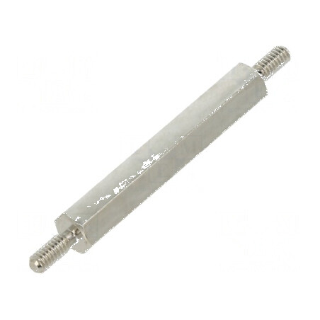 Piuliță distanțieră filetată hexagonală 25mm Filet extern M2 | Electronic-mag.ro | Componente Electronice