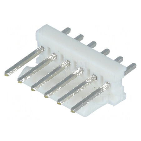 Conector cablu-placă soclu tată PIN 6 2,54mm THT MTA-100 pentru conectare electronică | Electronic-mag.ro | Componente Electroni