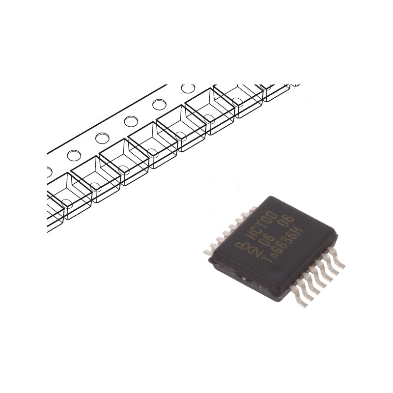 Circuit integrat digital NAND 4 canale, 2 intrări CMOS TTL SMD SSOP16 4,5÷5,5VDC | Electronic-mag.ro | Componente Electronice
