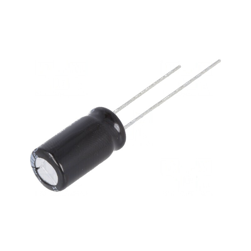 Condensator electrolitic low ESR THT 270uF 35VDC Ø8x15mm pentru aplicații electronice | Electronic-mag.ro | Componente Electroni
