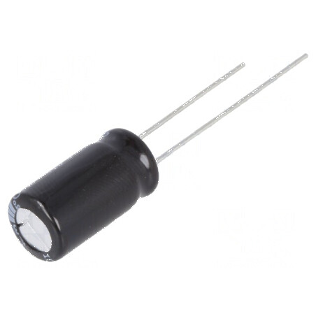 Condensator electrolitic low ESR THT 270uF 35VDC Ø8x15mm pentru aplicații electronice | Electronic-mag.ro | Componente Electroni